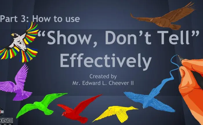 “How to use ‘Show, Don’t Tell’ Effectively” Presentation – “Show, Don’t Tell” Part 03 – FTM #009